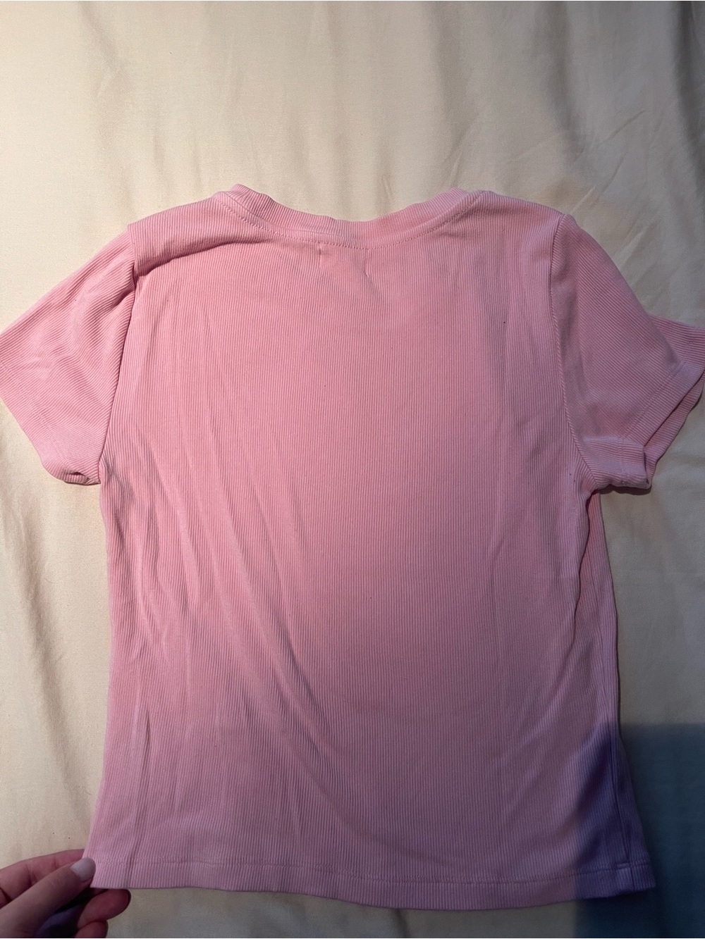 Wilfred Pink Ribbed Tee - Picture 2 of 3